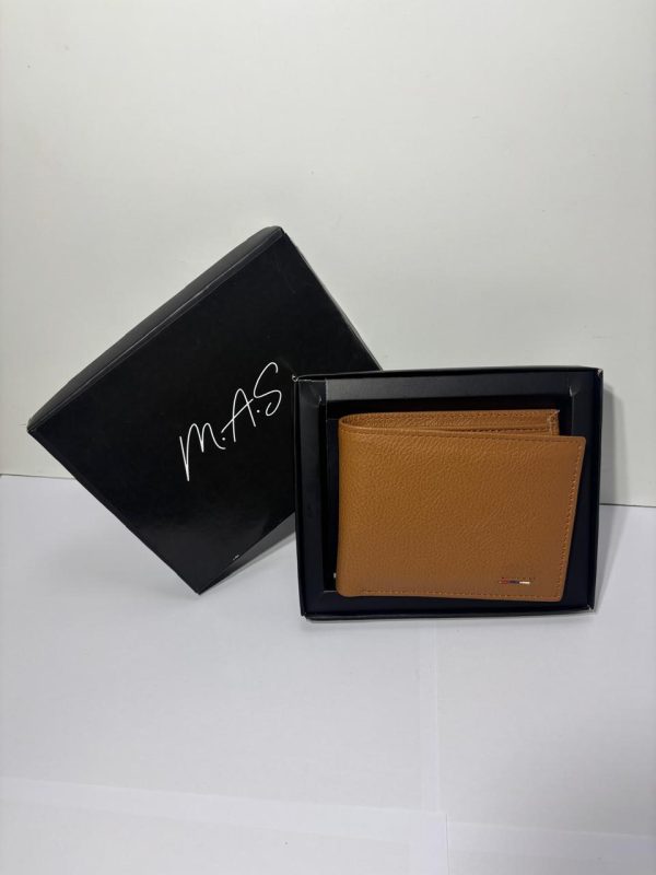 BROWN WITH BEIGE - Premium Leather Wallet